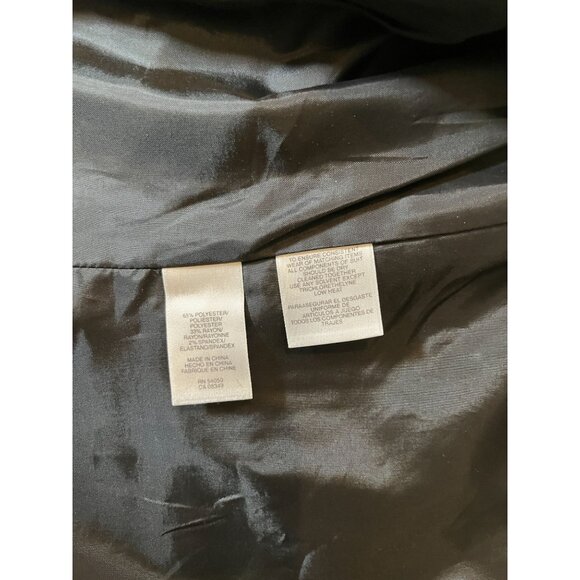 Jones New York Suit Black and Grey blazer size 8 petite (8P) - Picture 4 of 6